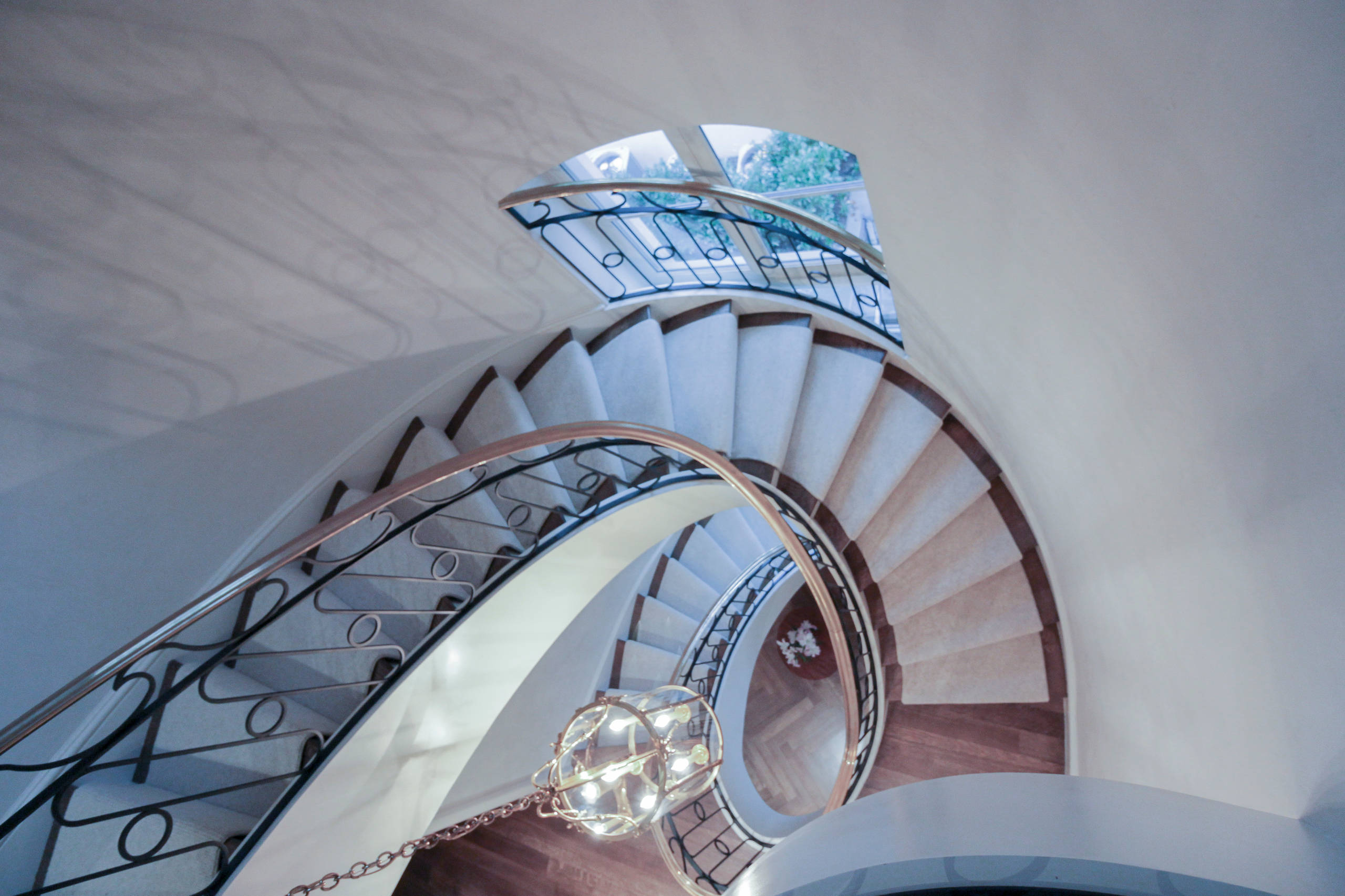 61_Sculptural/Elliptical Staircase in Washington, DC 20008