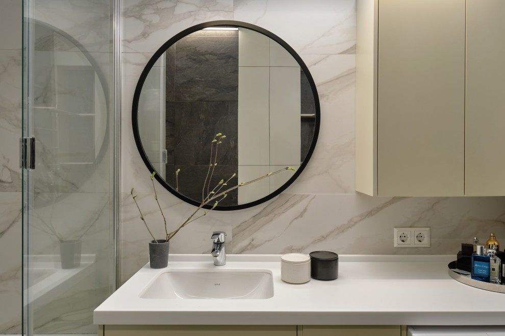 Современный интерьер для молодой семьи.