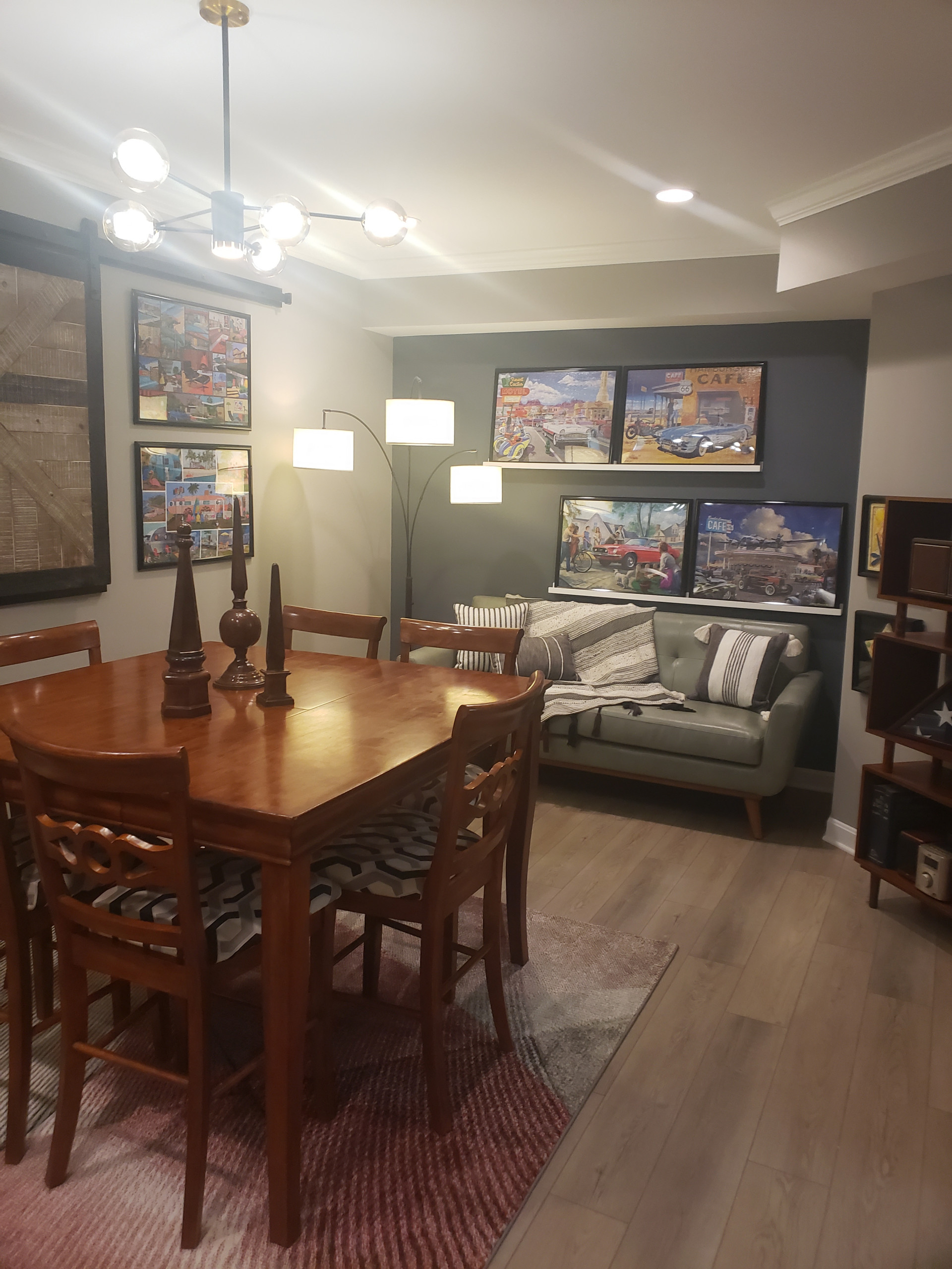 Modern Full basement remodel in Louisville KY