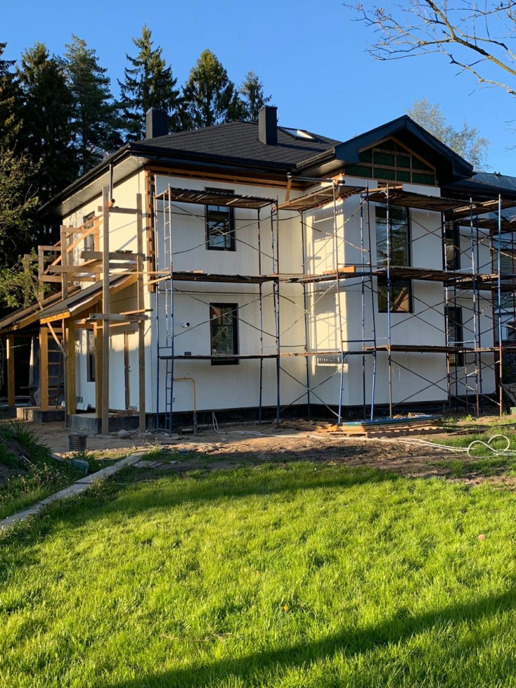 Загородное строительство домов из газобетона и кирпича