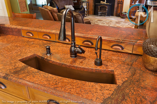 Red Dragon Granite Kitchen Countertops Marble Com Sovremennyj