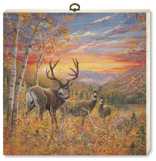 "Dream Maker Mule Deer" Cutting Board, 12"x12"