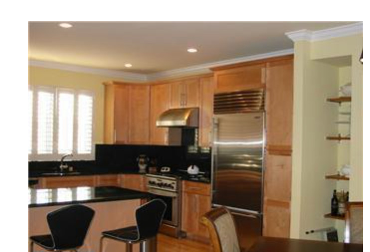 Before View of the Stove & Fridge