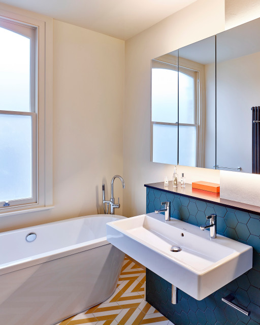 Shift House trendy-badevaerelse