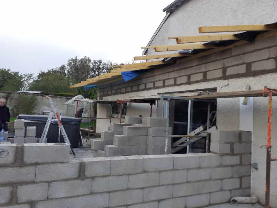 Projet en court :Extension et pergola