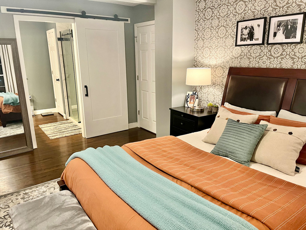 Inspiration for a transitional bedroom remodel in Nashville