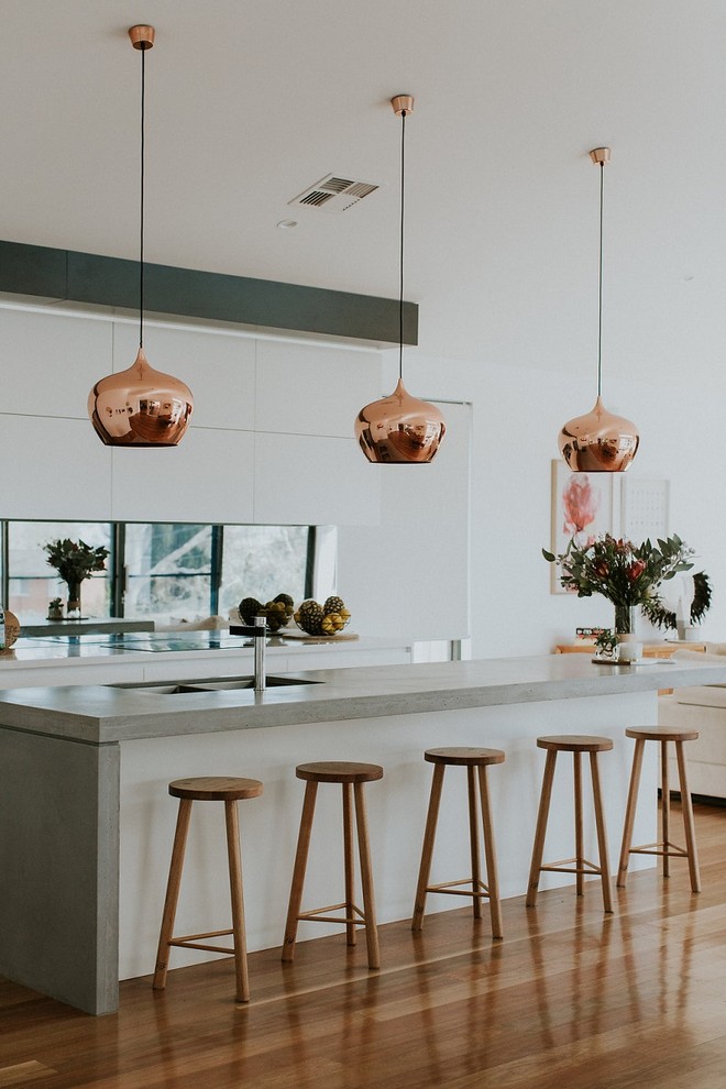 Modern kitchen store bar lights