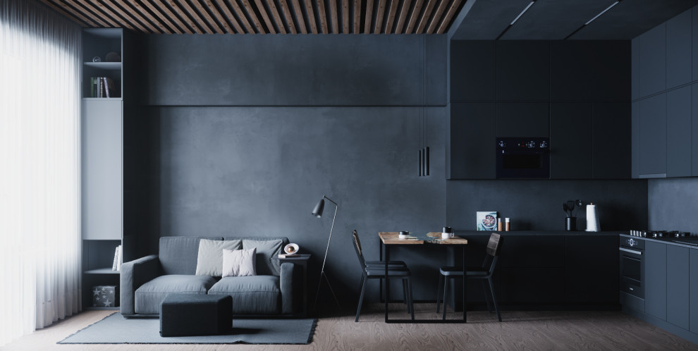 Квартира в серых тонах