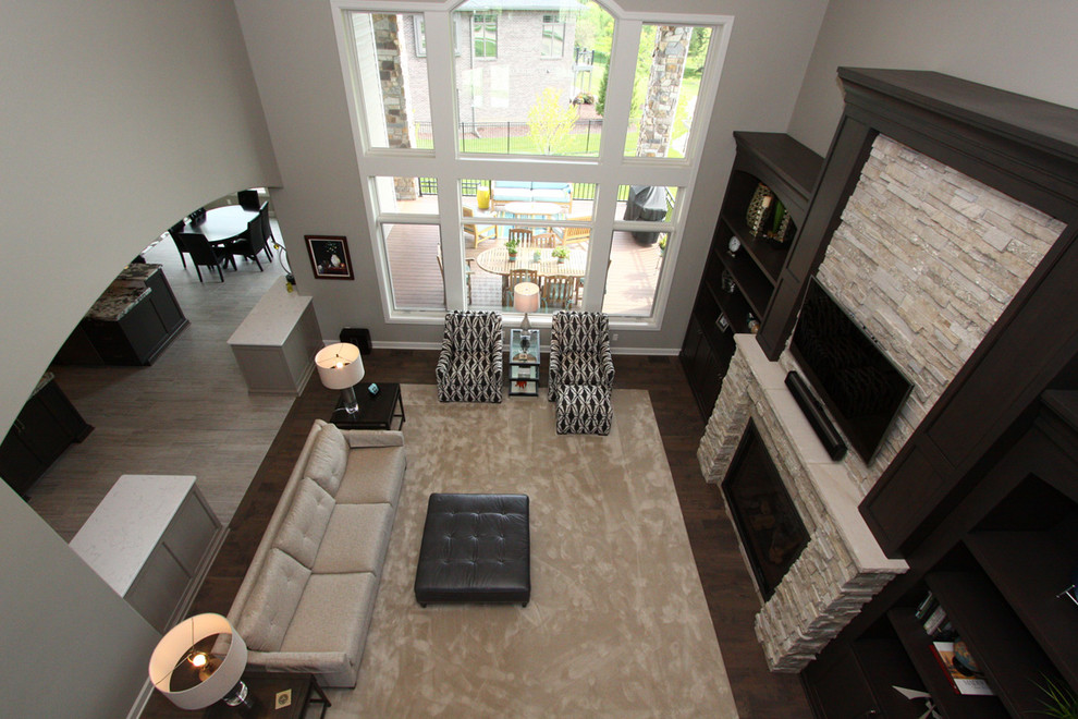 Birds Eye View Of A Living Room