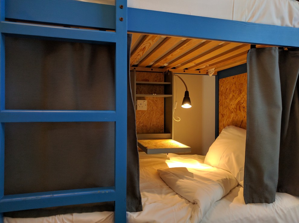Photo of a modern bedroom in London.