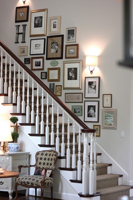 Staircase - eclectic staircase idea