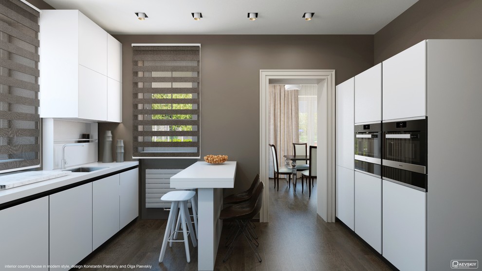 Кухня в загородном доме