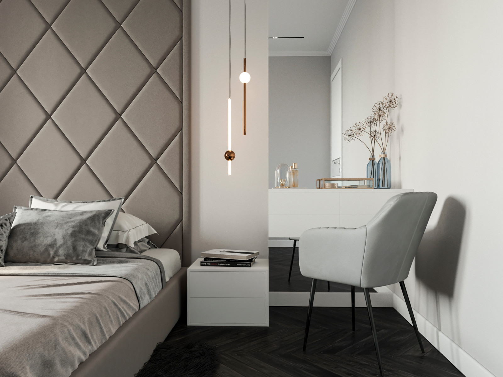 Квартира в нейтральных тонах в ЖК Царская площадь