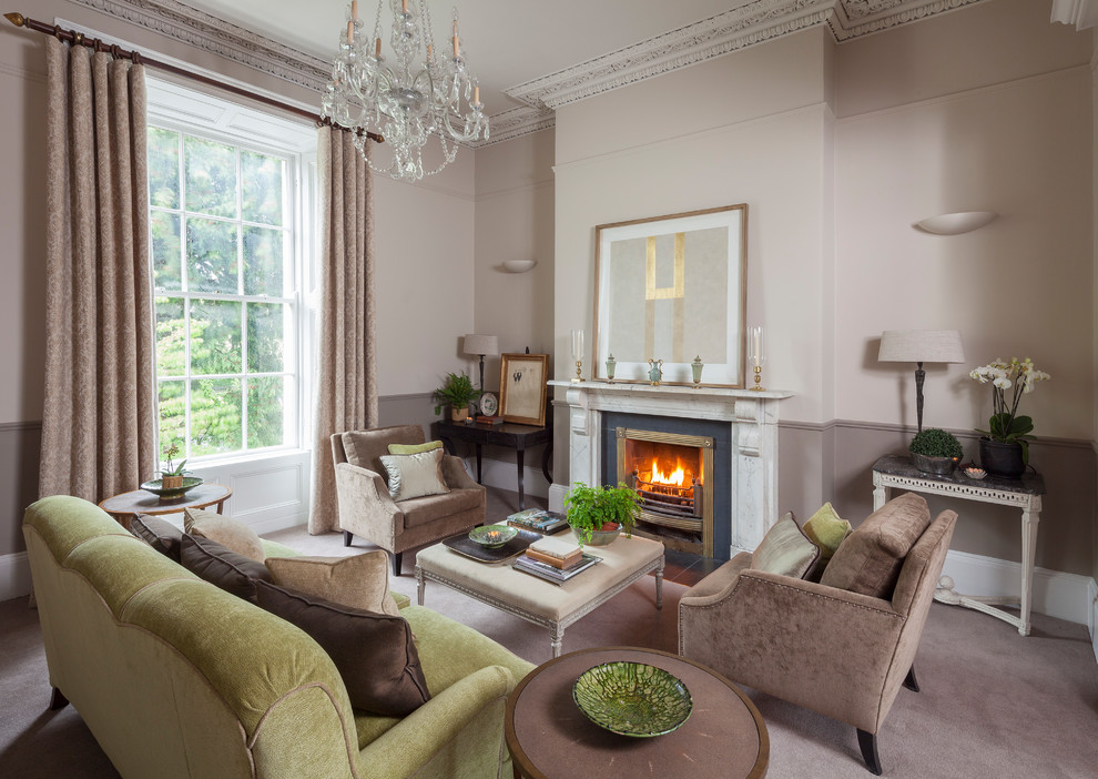 This is an example of a traditional living room in Dublin.