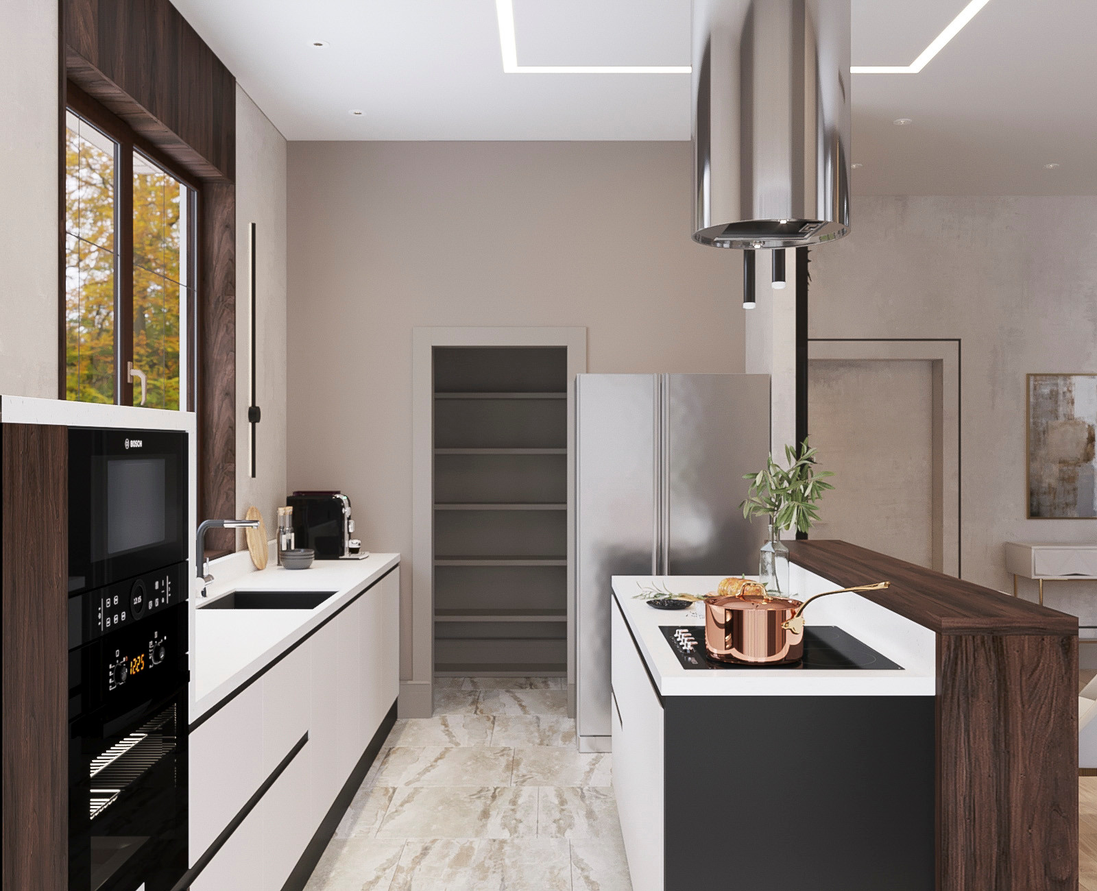 65,11 м2, кухня-гостиная в доме, Ивановская обл.