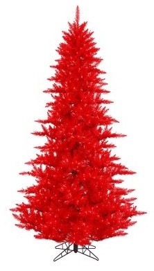 Vickerman Red Fir Pre-lit Christmas Tree