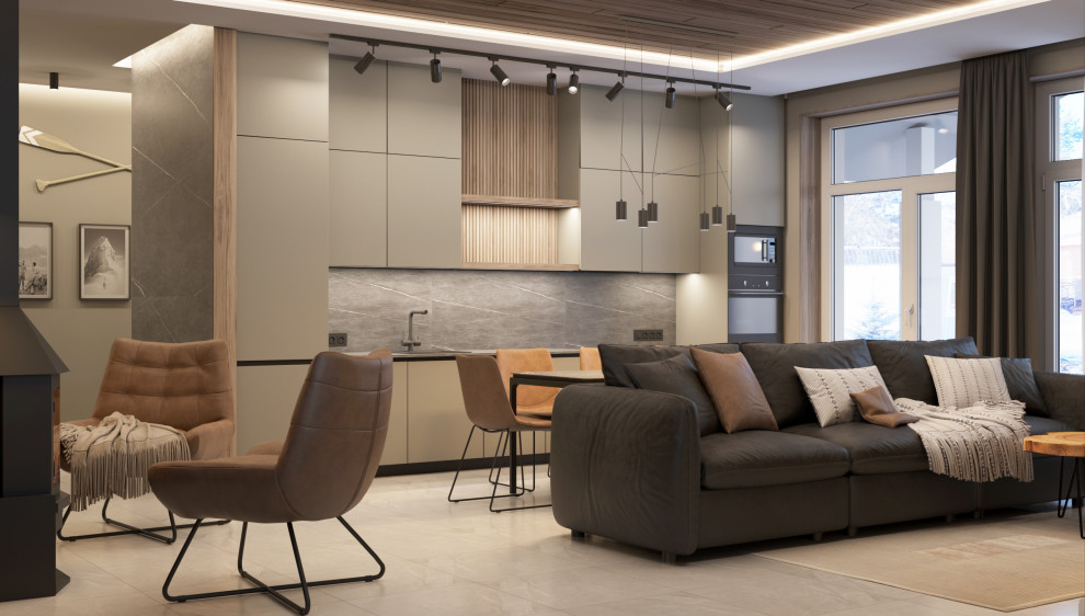 Дизайн проект Интерьера "Калиновка"