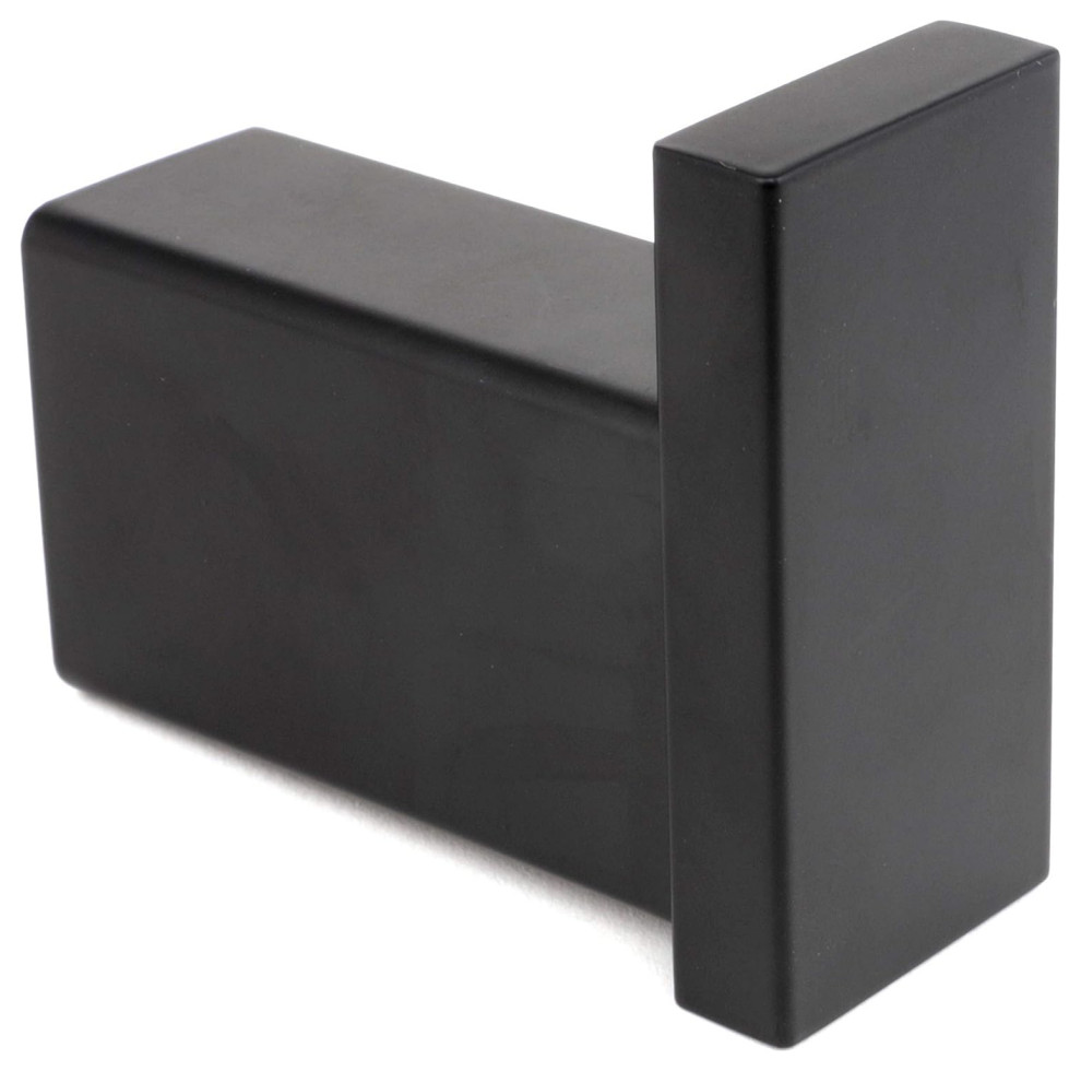 Florence Series Black Bathroom Robe Hook - Contemporary - Robe & Towel ...
