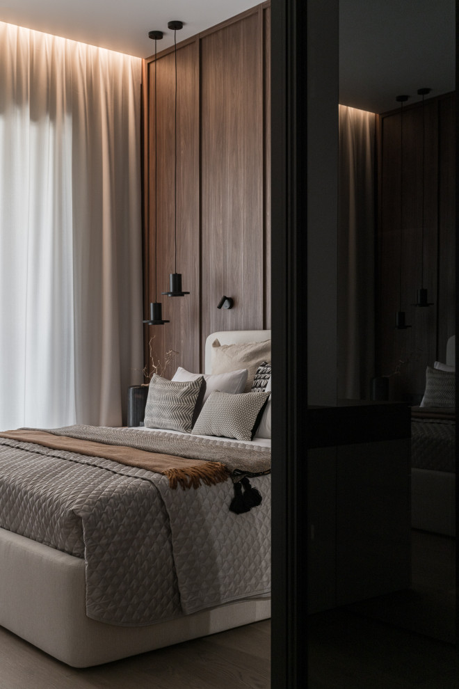 Квартира для активной семьи в минималистичном стиле