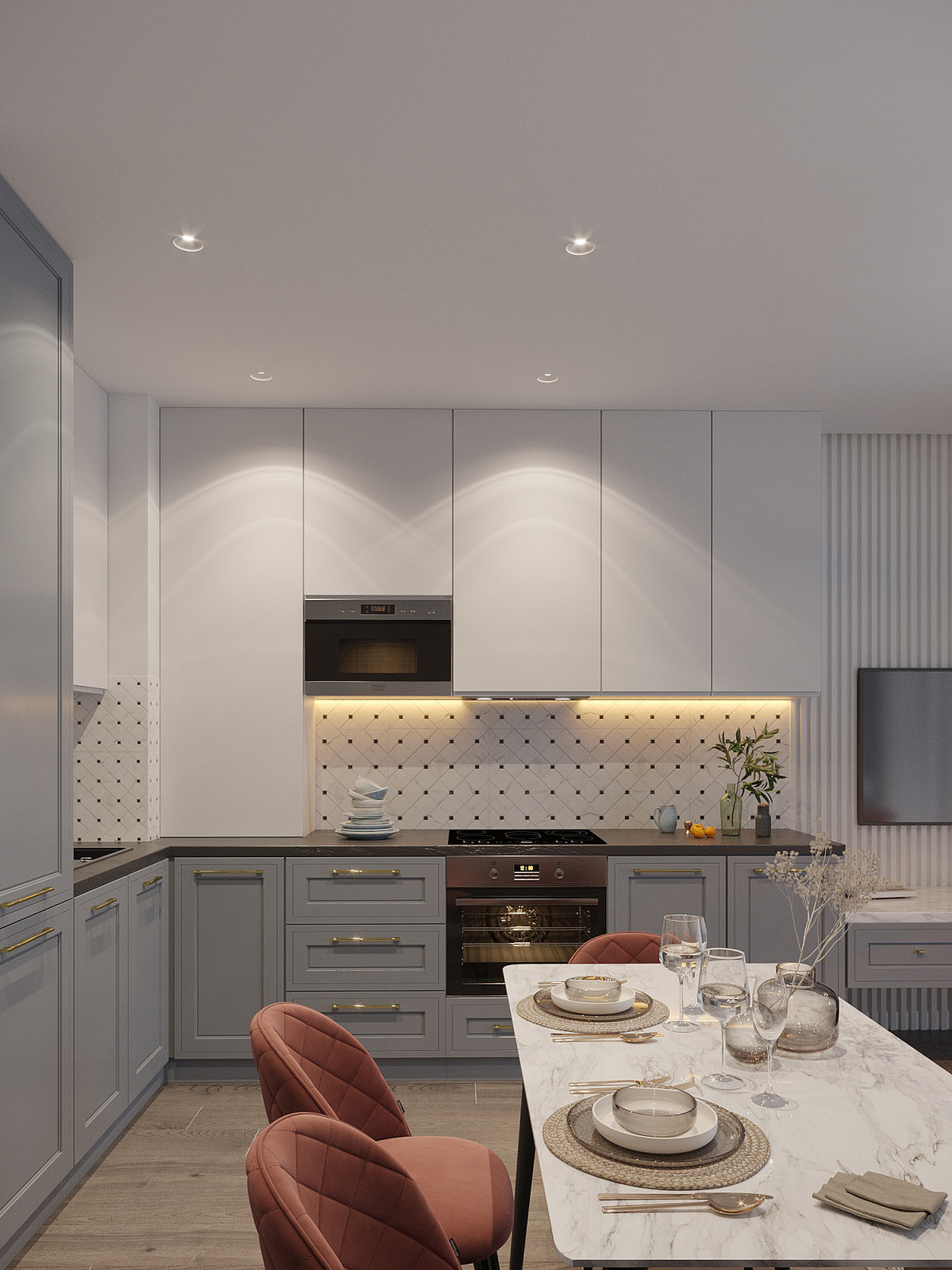 Дизайн  двухкомнатной квартиры