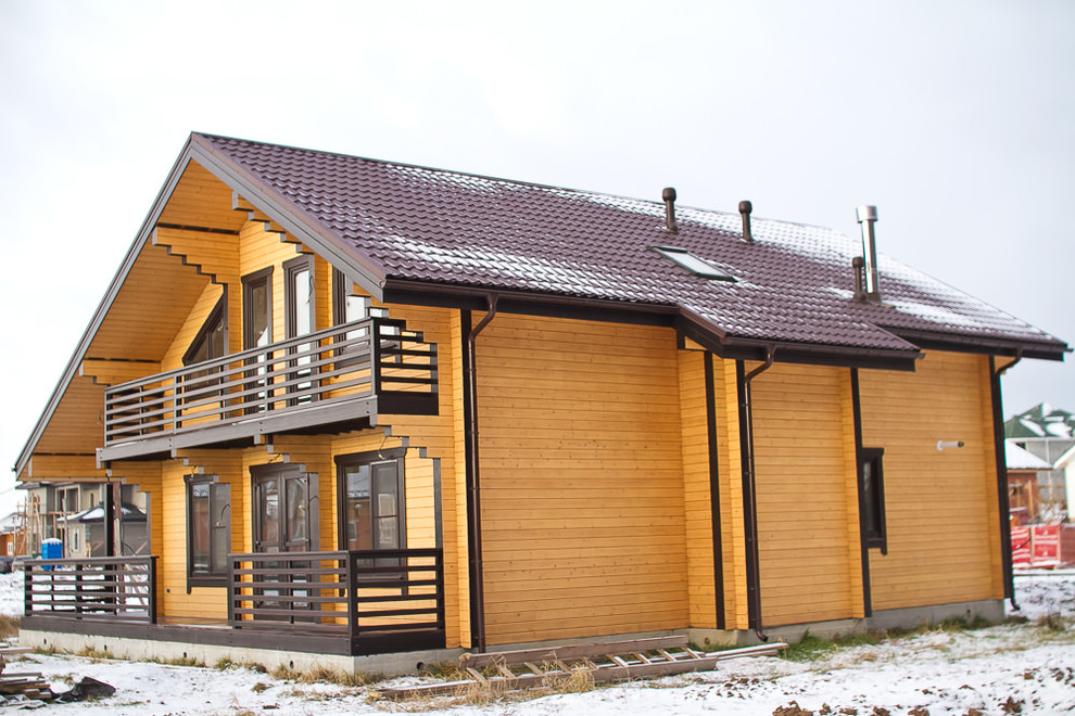 Деревянный дом из клееного бруса 237 метров (СП-237 GOOD WOOD)