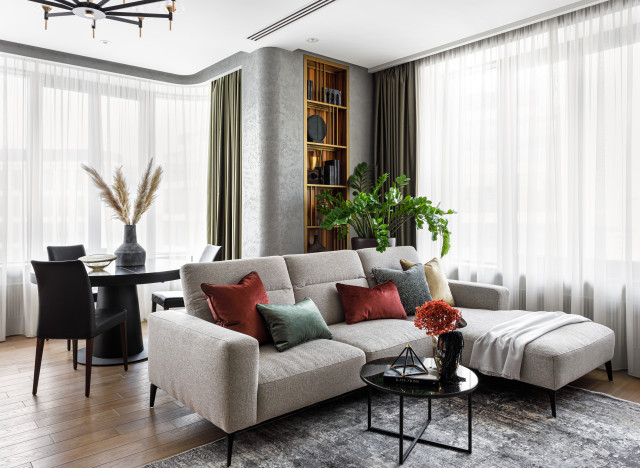ЖК ВТБ Арена Парк contemporary-living-room