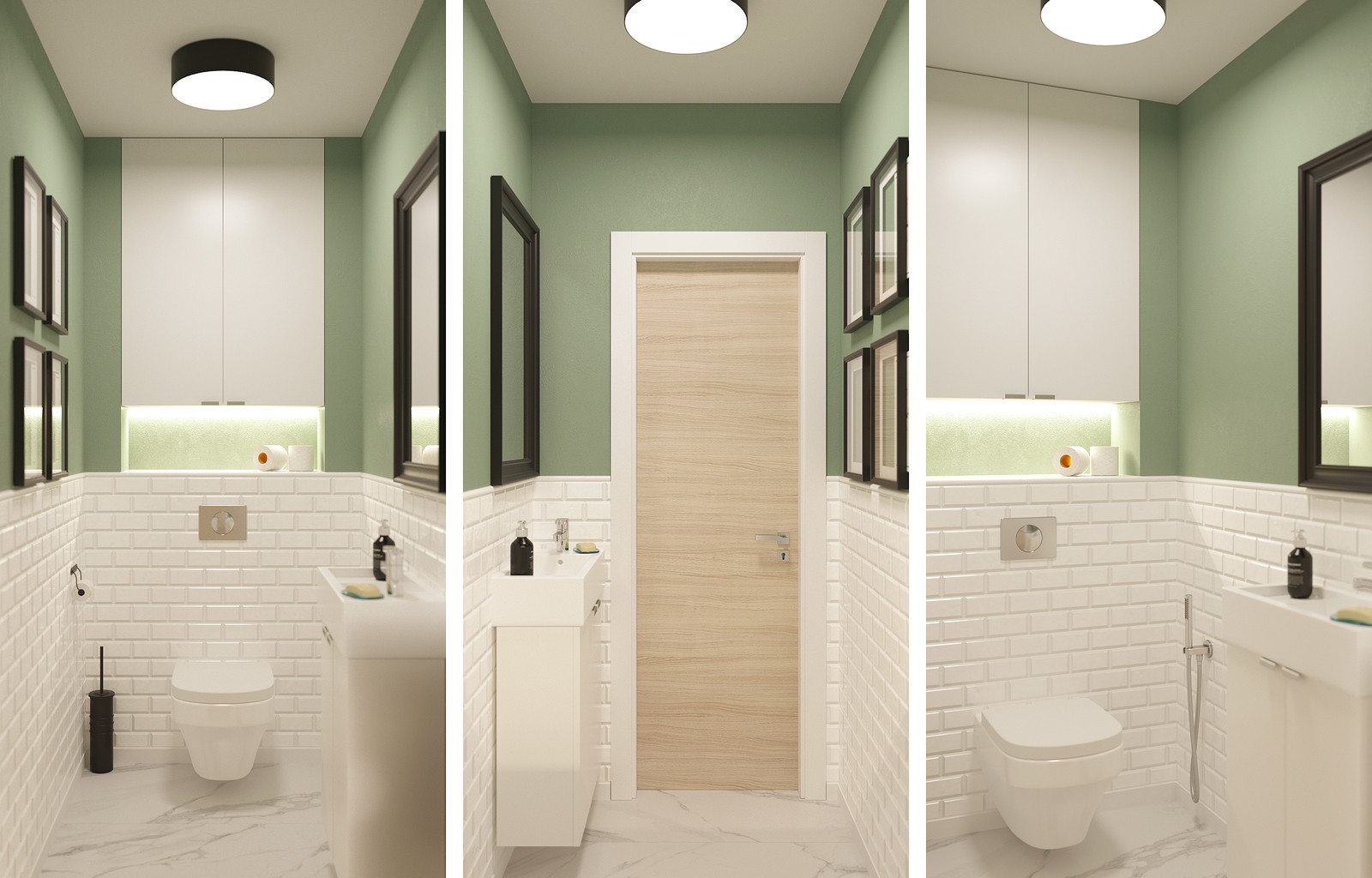 Светлая кварира с черными акцентами