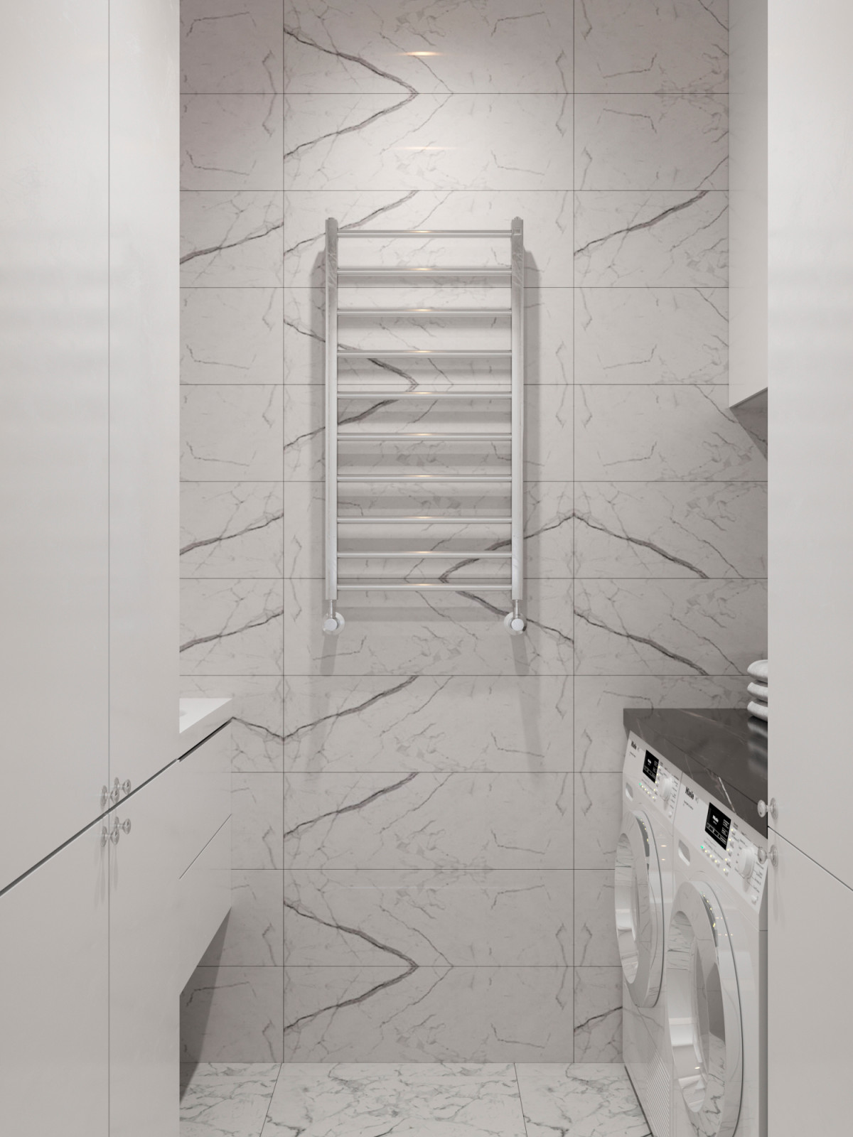 Квартира в нейтральных тонах в ЖК Царская площадь