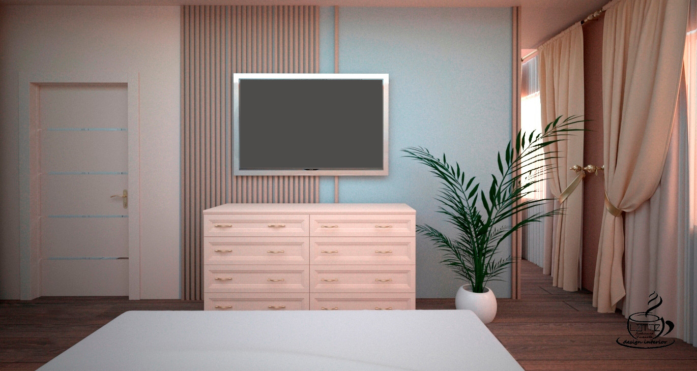 Дизайн мансардной спальни