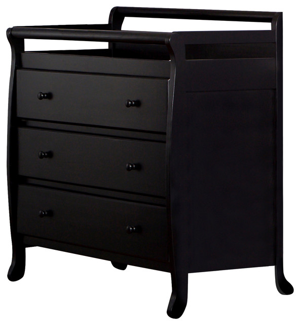 Sage 3 Drawer Dresser And Changer Craftsman Changing Tables By Sage 3 Drawer Dresser And Changer Black