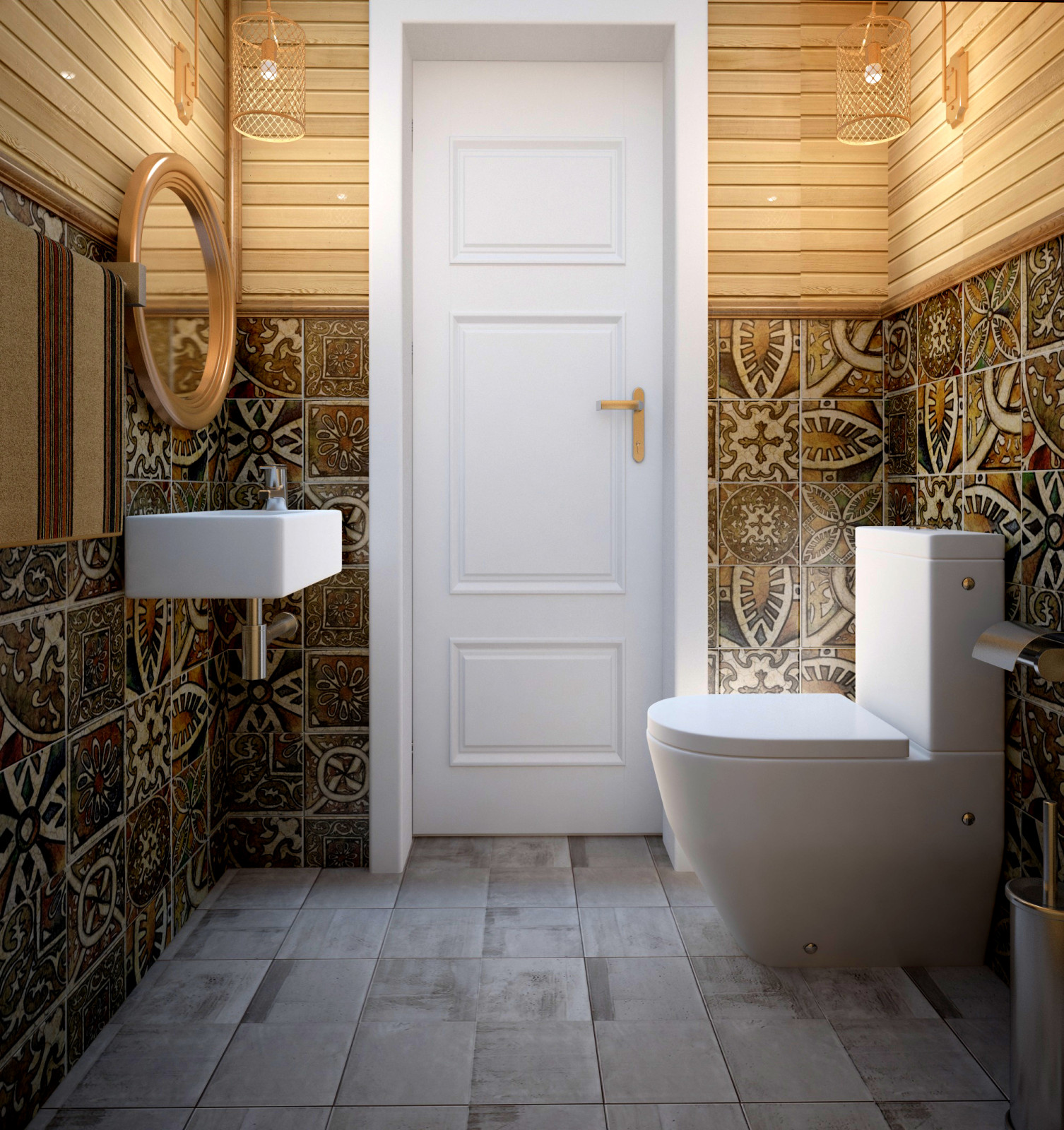 Интерьер загородного дома, д. Хабарское, Нижегородская область