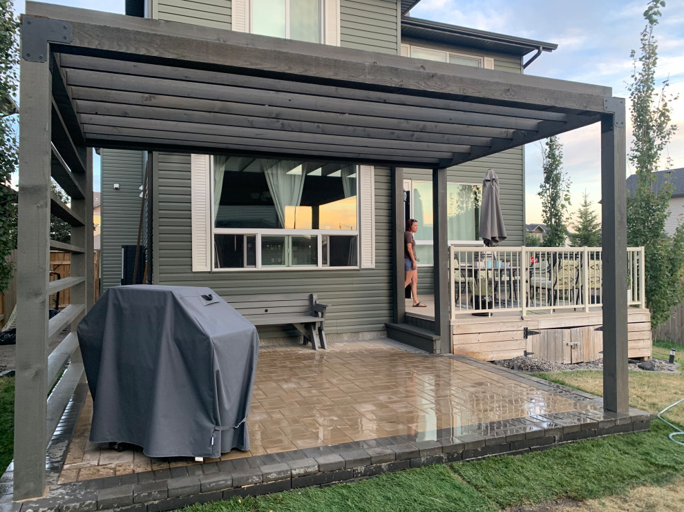 Completed Patio and Pergola