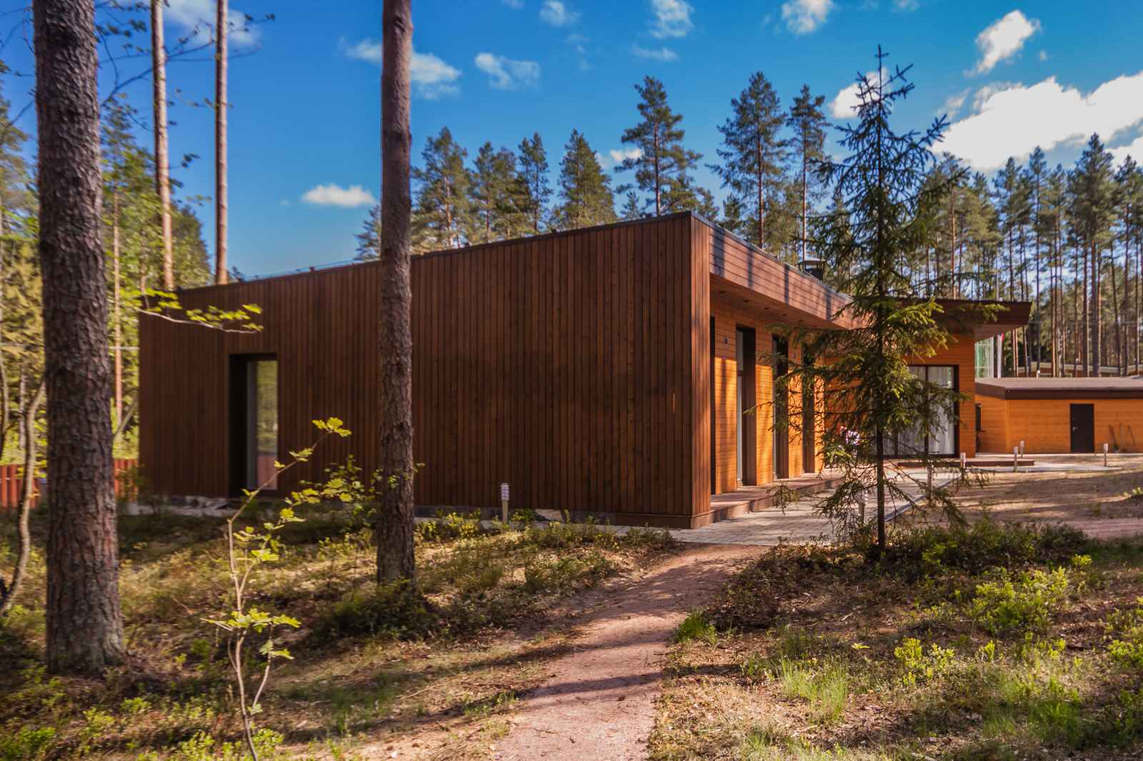 Одноэтажный дом в Репино