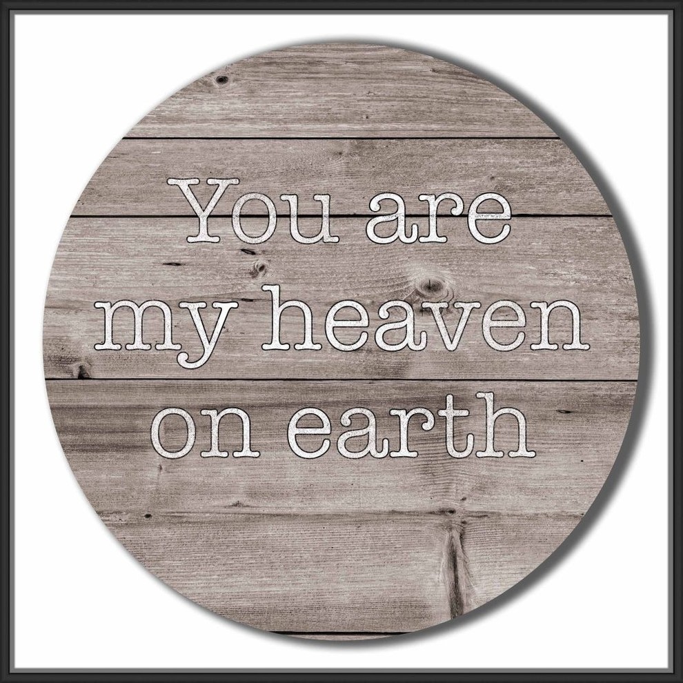 "You are my heaven", Decorative Wall Art, 41.75"x41.75"
