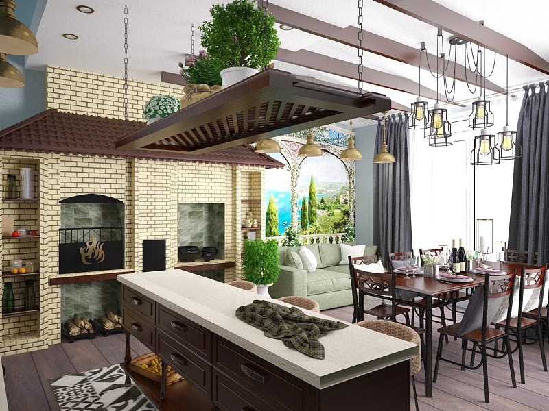 Летняя гостиная