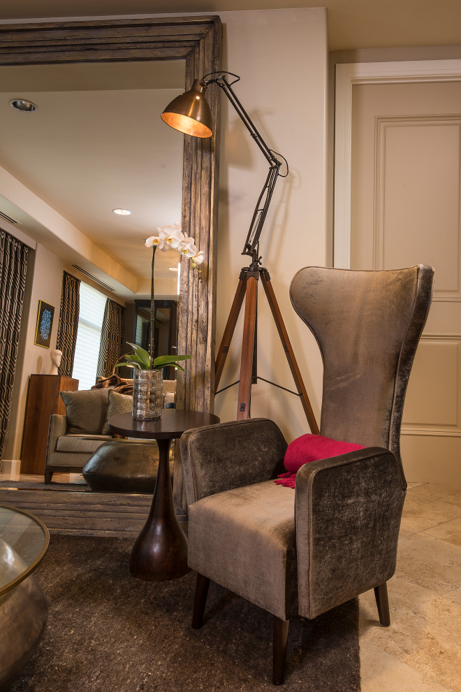 Home design - transitional home design idea in Phoenix