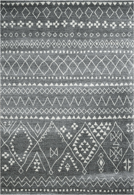 Sherpa 49006 4262 Area Rug Gray And Ivory Scandinavian Sherpa 49006 4262 Area Rug Gray And