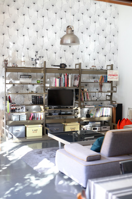 Loft Nansouty industrial-living-room