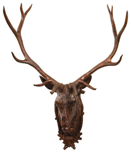 Featured image of post Reindeer Head Mount - Made from individually chosen patchwork fabrics, making him totally unique.