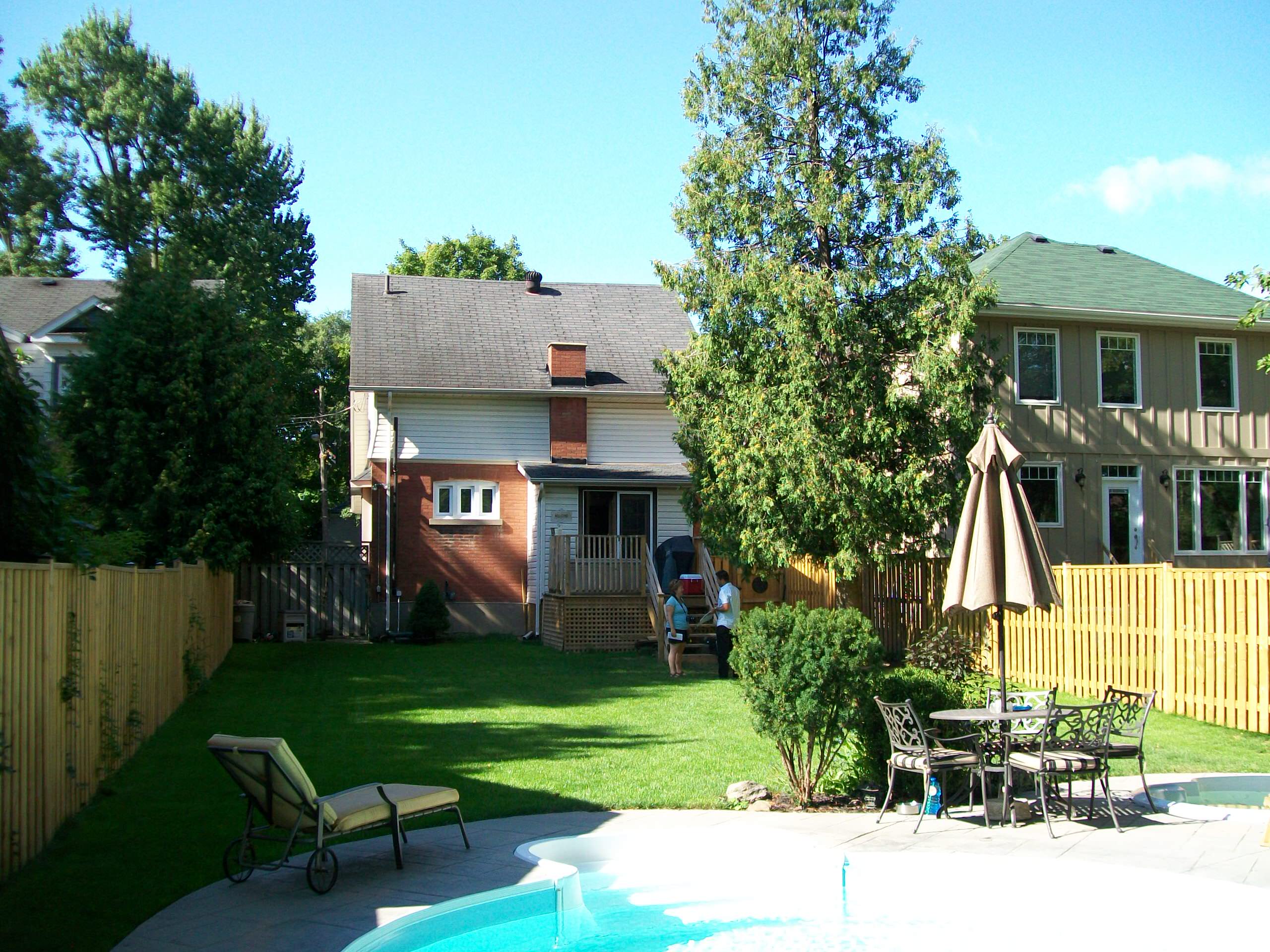 Ample rear yard space