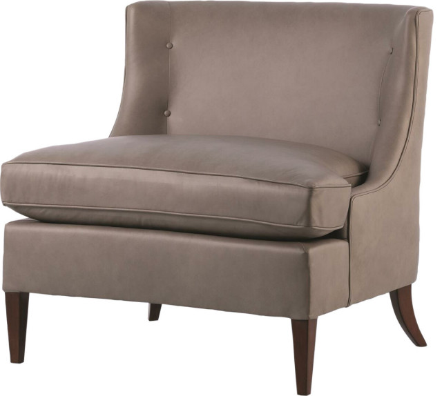 Severn Lounge Chair Gray Leather