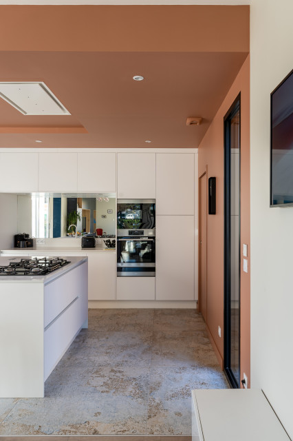 maison familale eklektisk-koekken