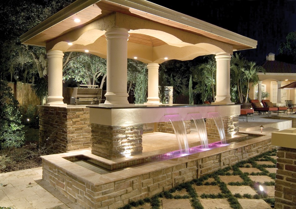 Pool - mediterranean pool idea in Tampa