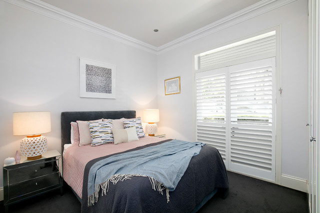 Beautifully Enhanced Freestanding Home in Lilyfield contemporary-bedroom