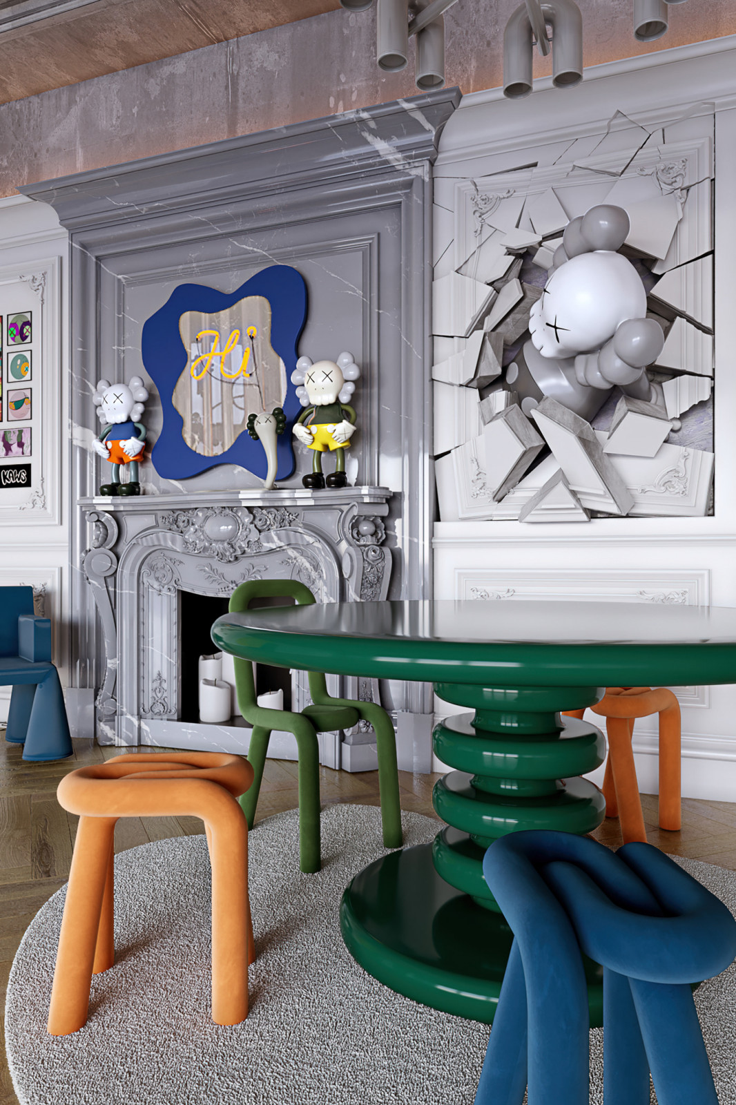 Дизайн апартаментов "FUN BOX"