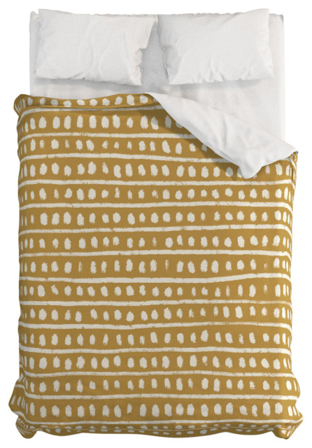 Deny Designs Alisa Galitsyna Simple Hand Drawn Pattern Xi Bed in a Bag, Queen