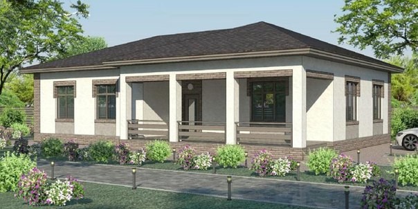 Проект дома №41-05 (S-площадь: 136,6 м.кв.)