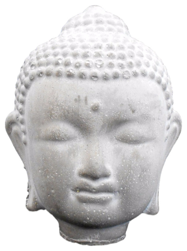 Buddha Head Statue Asian Decorative Objects And Figurines by Cozy