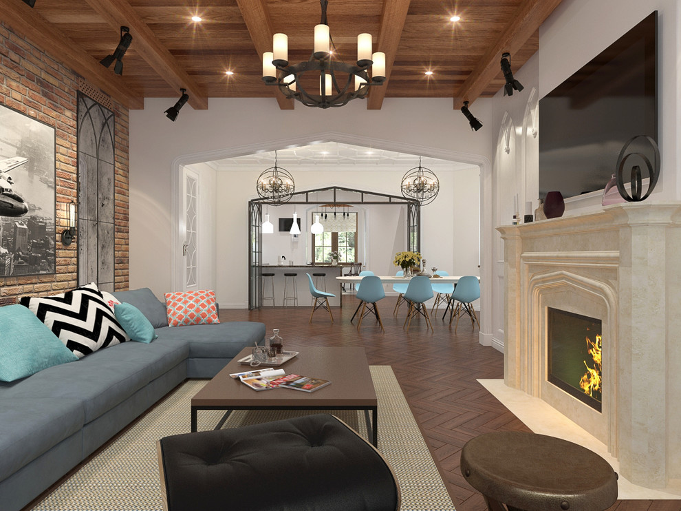 ЛОФТ И НЕМНОГО ГОТИКИ. «ЛОФТГОТИ́́Ќ». Загородный дом Новорижское шоссе.