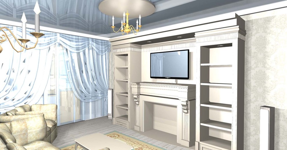 Варианты отделки гостиной